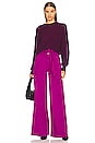 view 4 of 4 Belisa Pant in Bright Magenta