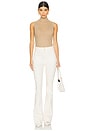 view 5 of 6 Beverly Skinny Flare Pant in Ecru