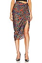 view 1 of 4 Ari Skirt in Flame Red Multi