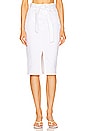 view 1 of 4 Nazia Pencil Skirt in White