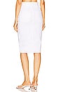 view 3 of 4 Nazia Pencil Skirt in White
