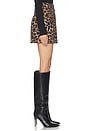 view 3 of 6 MINIFALDA CHLOE in Washed Leopard
