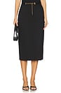 view 1 of 6 Hoffman Skirt With Belt in Black