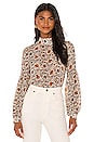 view 1 of 5 Arlene Blouse in Bone Multi