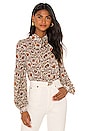 view 2 of 5 Arlene Blouse in Bone Multi