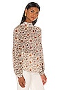 view 3 of 5 Arlene Blouse in Bone Multi