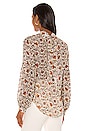 view 4 of 5 Arlene Blouse in Bone Multi