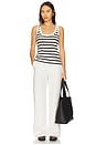 view 4 of 4 Birke Cashmere Tank in Ivory & Black
