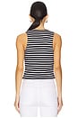 view 3 of 5 Hoorne Top in White & Black