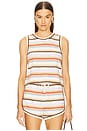 view 1 of 4 Cullen Tank in Stone Khaki Multi