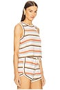 view 2 of 4 Cullen Tank in Stone Khaki Multi