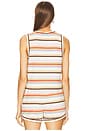view 3 of 4 Cullen Tank in Stone Khaki Multi