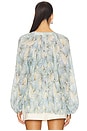 view 3 of 4 Fennel Blouse in Powder Blue Multi