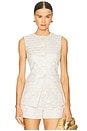 view 1 of 5 CHALECO LOIS in Off White & Gold