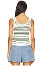 view 3 of 5 Carlin Knit Tank in Off White Multi