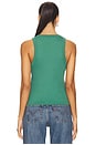 view 3 of 4 Jordyn Cropped Tank Top in Clover