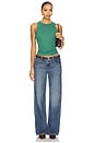 view 4 of 4 Jordyn Cropped Tank Top in Clover