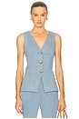 view 1 of 4 Avalina Vest in Blue Mirage