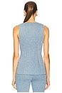 view 3 of 4 Avalina Vest in Blue Mirage