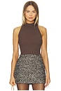 view 1 of 4 Yuna Knit Top in Dark Umber
