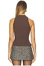 view 3 of 4 Yuna Knit Top in Dark Umber