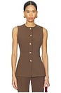 view 1 of 4 Jessup Vest in Walnut