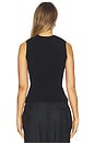 view 3 of 4 PULL SID SLEEVELESS in Black