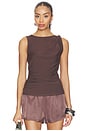 view 1 of 4 Otessa Top in Dark Mocha