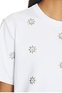 view 5 of 5 Embellished Sebastian Tee in White