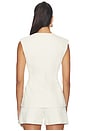 view 3 of 4 Gillson Vest in Ecru