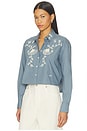 view 2 of 5 Aderes Shirt in Blue Steel