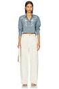view 4 of 5 Aderes Shirt in Blue Steel