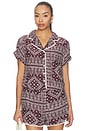 view 1 of 4 Ilene Top in Raisin & Dove