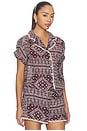 view 2 of 4 Ilene Top in Raisin & Dove