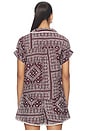 view 3 of 4 Ilene Top in Raisin & Dove