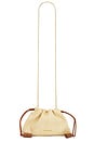 view 2 of 5 Small Raffia Slouch Clutch in Beige & Hazelwood