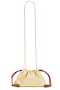 view 3 of 5 Small Raffia Slouch Clutch in Beige & Hazelwood