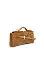 view 4 of 6 Suede Dash Clutch in Acorn