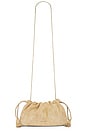 view 1 of 6 Small Suede Bag in Latte