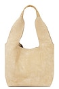 view 2 of 5 Suede Sling Bag in Latte