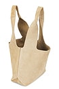 view 4 of 5 Suede Sling Bag in Latte
