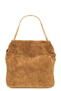 view 2 of 6 Small Suede Slouch Shoulder Bag in Acorn