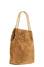 view 4 of 6 Small Suede Slouch Shoulder Bag in Acorn