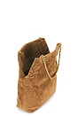 view 5 of 6 Small Suede Slouch Shoulder Bag in Acorn