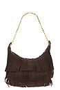 view 2 of 6 Small Fringe Fortune Hobo Bag in Espresso