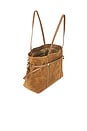 view 4 of 5 Suede Lasso Bag in Acorn