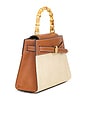 view 4 of 5 BOLSO CON ASA SUPERIOR RAFFIA DASH in Hazelwood Natural