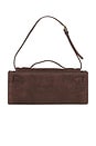view 2 of 4 Suede Dash Clutch in Espresso