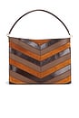 view 1 of 5 Chevron Vida Bag in Tobacco Multi