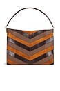 view 2 of 5 Chevron Vida Bag in Tobacco Multi